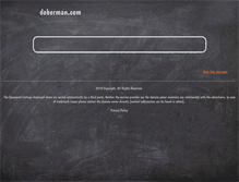 Tablet Screenshot of doberman.com